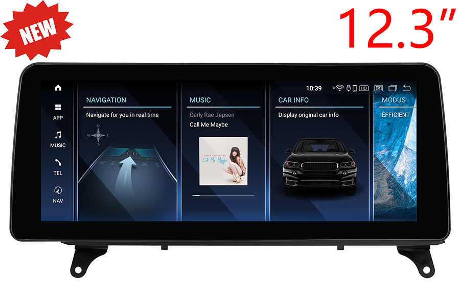 BMW X5(E70)/X6(E71/E72) LHD Radio upgrade with 12.3" touchscreen