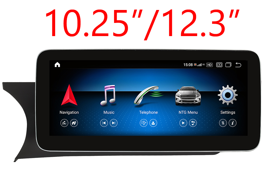 Mercedes-Benz C(W204) LHD 2011-2014 Aftermarket Radio Upgrade