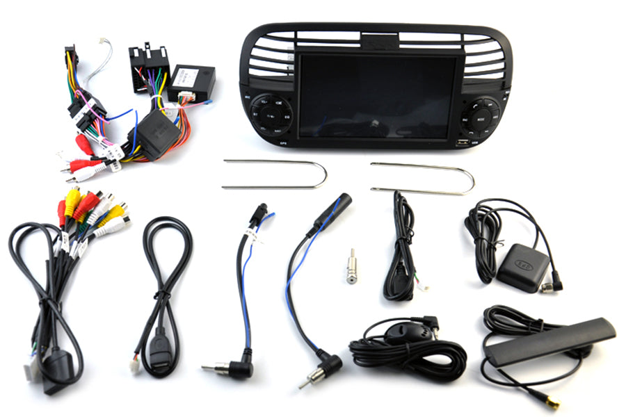 Fiat 500 GPS Navigation Car Stereo (2007-2012)