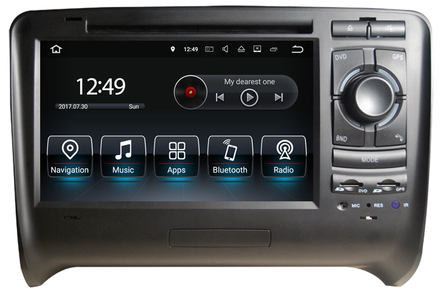 Autoradio Android avec Navigation GPS pour Voiture Audi TT MK2 8J (2006,  2006-2012), DSP, 4G, WIFI, Carplay, sans DVD, 2 Din