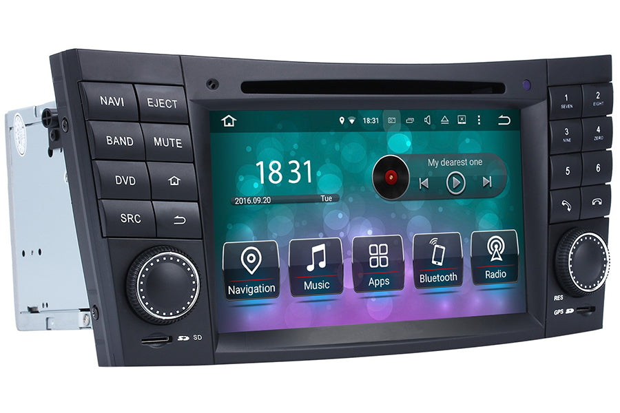 Mercedes-Benz C-W203/CLK-W209/G-W463 radio upgrade