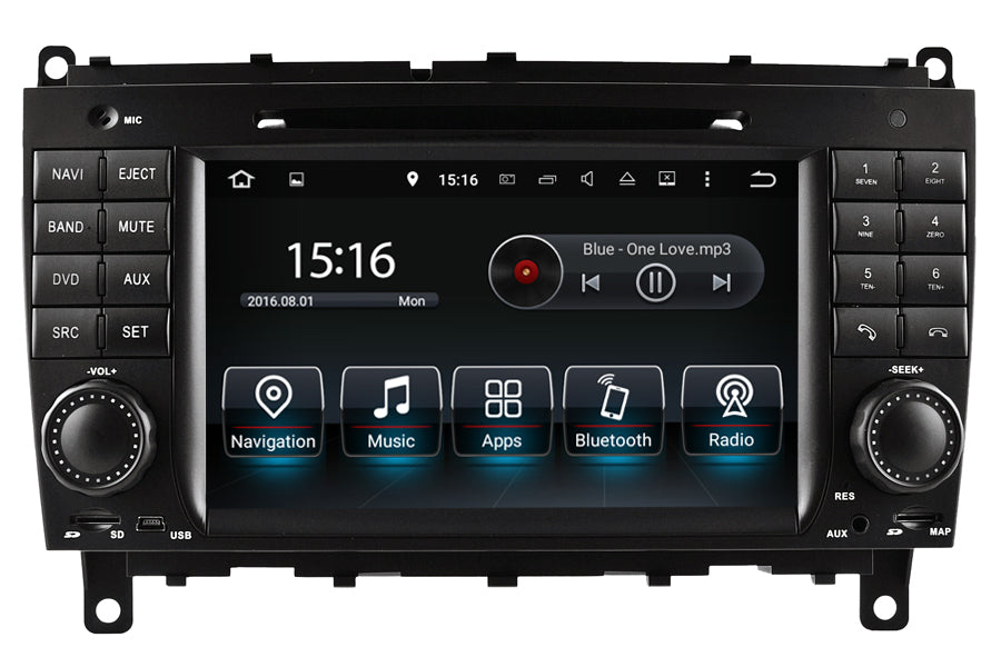 Mercedes-Benz CLK(C209/W209)/CLS(W219) Android GPS Navigation Car Stereo (2005-2010)