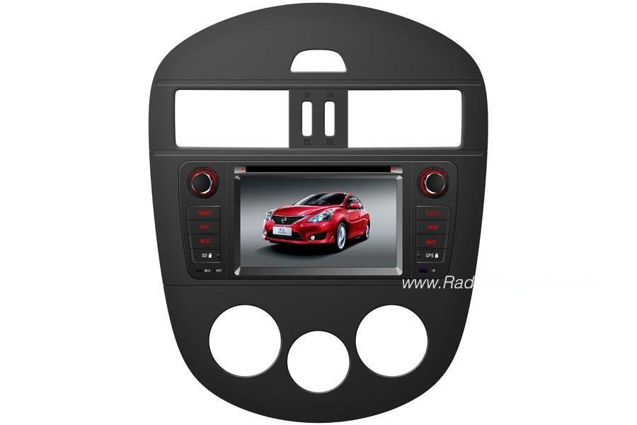 Nissan Versa Aftermarket GPS Navigation DVD Car Stereo (2011-2012)
