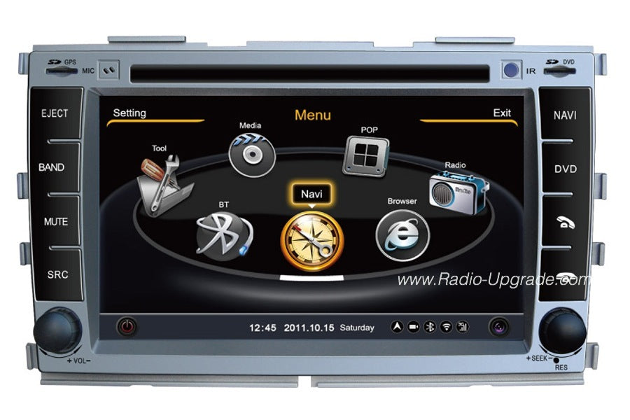 Kia Forte Aftermarket Navigation DVD Car Stereo (2009-2012)