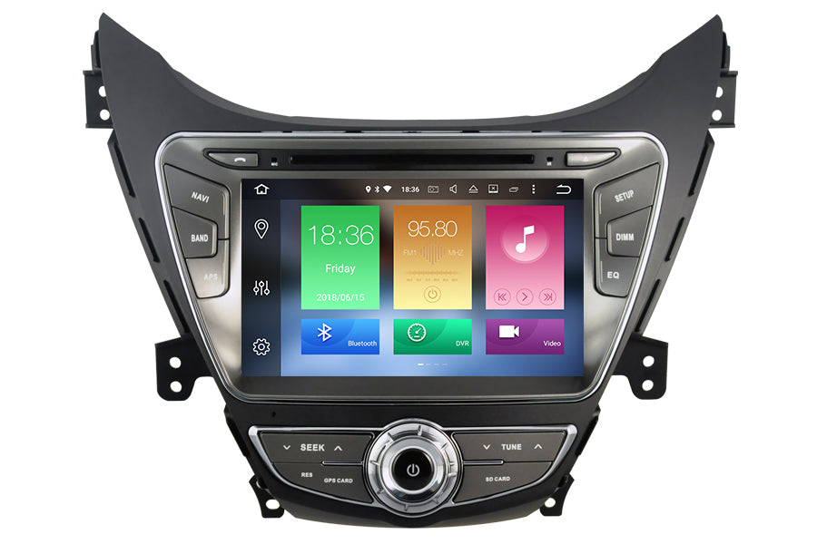 Hyundai Elantra Aftermarket GPS Navigation Car Stereo (2012-2015)