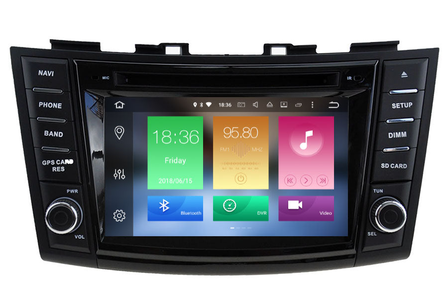 Suzuki Swift Android OS GPS Navigation Car Stereo (2011-2013)