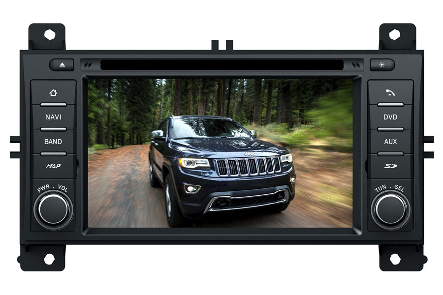 Jeep Grand Cherokee Touchscreen GPS Navigation DVD Car Stereo (2014-2015)