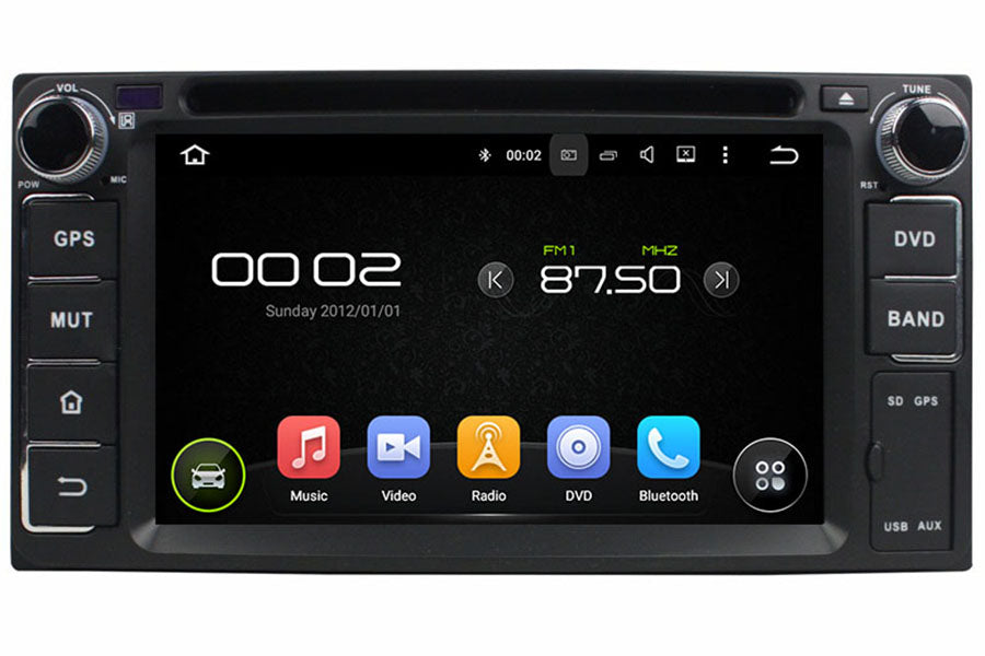 Toyota All-Vehicle Android OS GPS Navigation DVD Car Stereo (1997-2007)