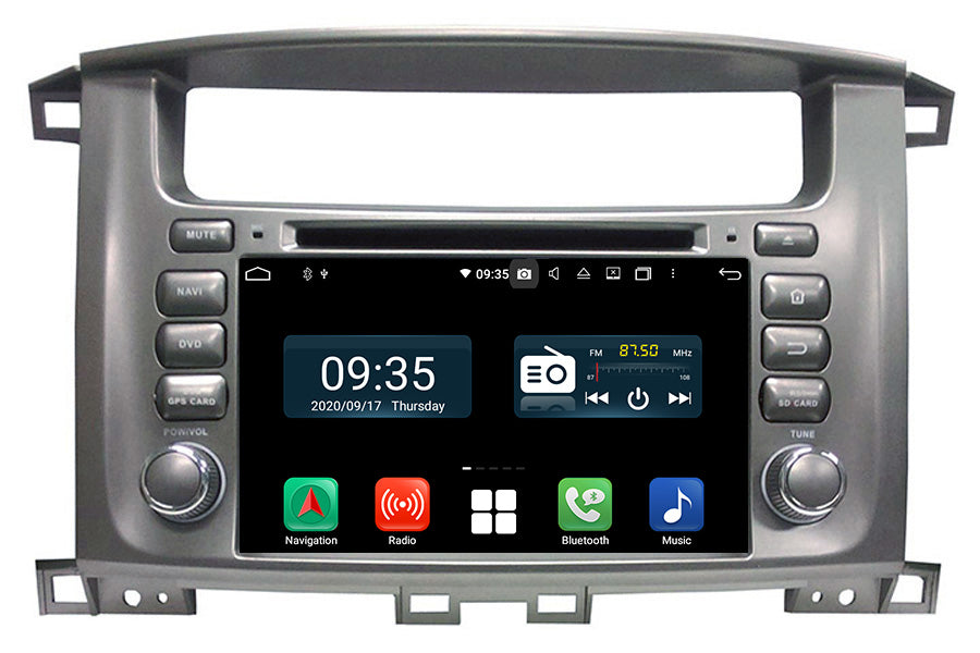 Toyota Land Cruiser 100 Series Aftermarket Navigation Car Stereo