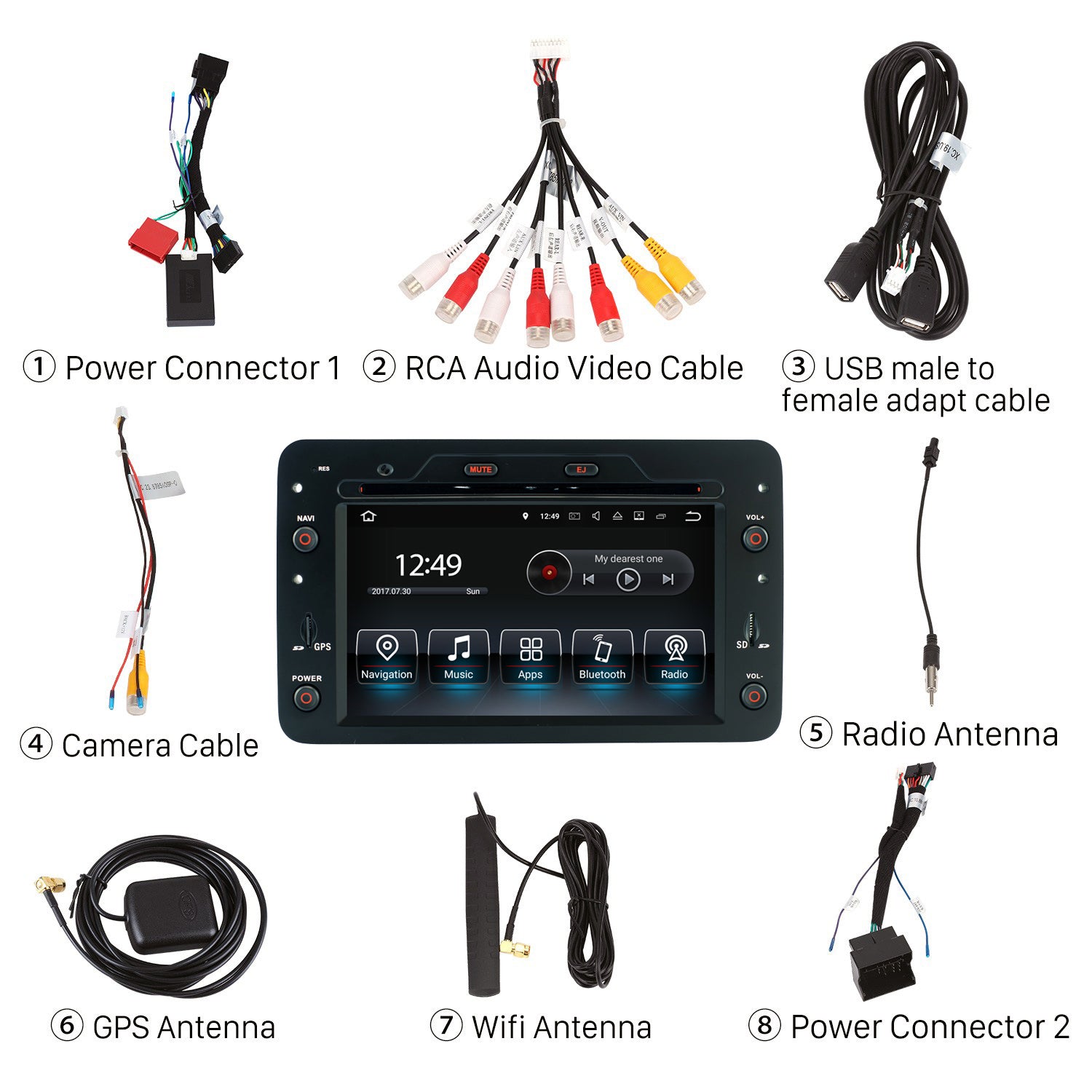 Car stereo shop wifi antenna