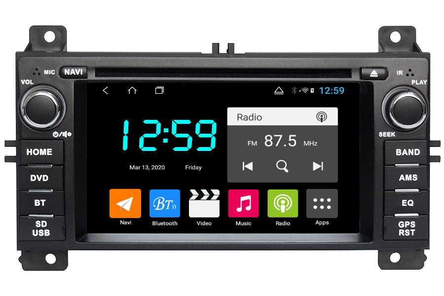 Jeep Grand Cherokee Aftermarket GPS Navigation DVD Stereo (2011-2015)