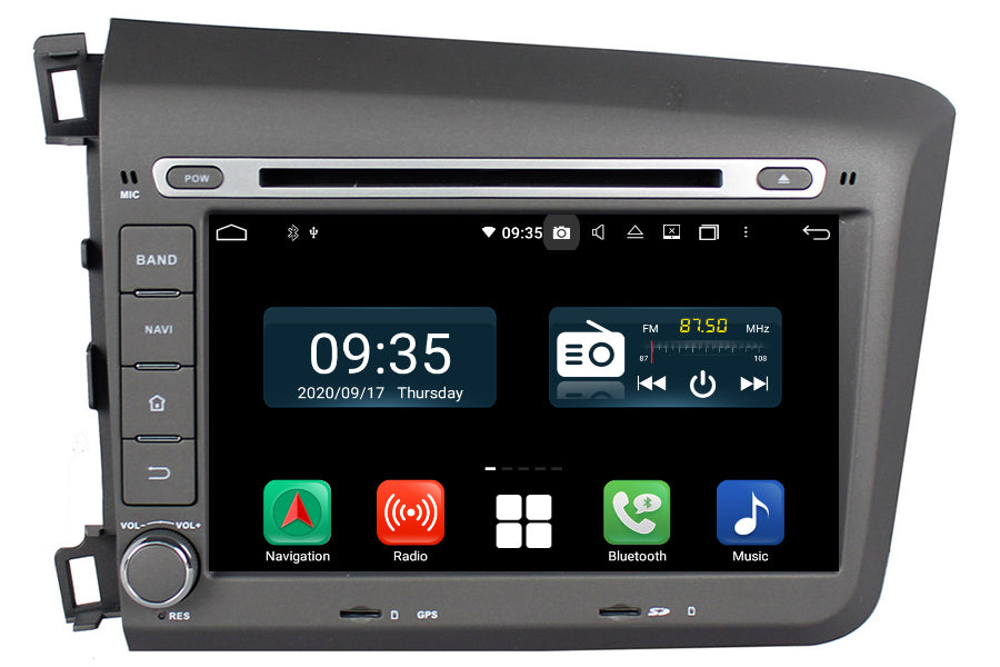 Honda Civic 2012-2015 Aftermarket Radio Upgrade