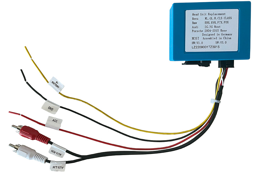 Fiber Optic MOST Adapter for AUDI/BMW/Mercedes-Benz/Porsche/VW
